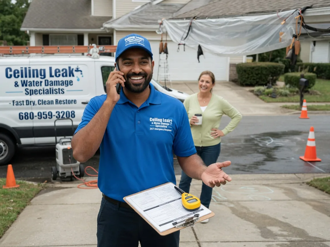 Ceiling Leak Cleanup Springbrook, IA FAQs